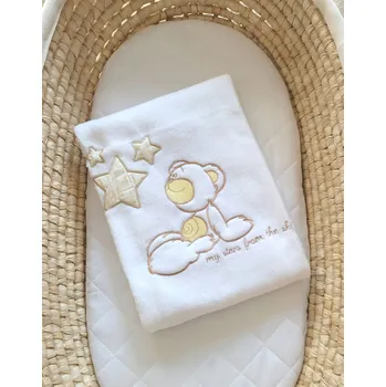 Dětská deka Dětská deka My Sweet Baby 70 x 100 cm bílá