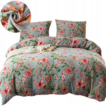 Povlečení POVLEČENÍ Z POLARU silné chlupaté 200x220 teplé ZIMNÍ SADA FLEECE