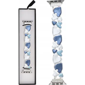 Náramek Náramek GlacierX pro Apple 17mm modrý