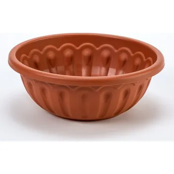 Květináč Plastia Žardina Lea ø 22 terakota