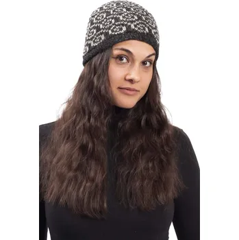 Čepice Vlněná čepice se vzorem SPIRAL šedá