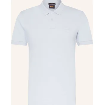 Pánská košile Boss Pánská Žerzejová Polokošile Passenger, světle šedá, L