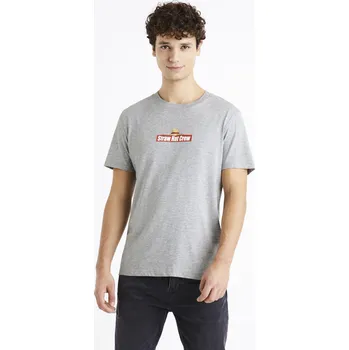 Pánské oblečení Celio Tričko One Piece 1116262 Šedá XXS