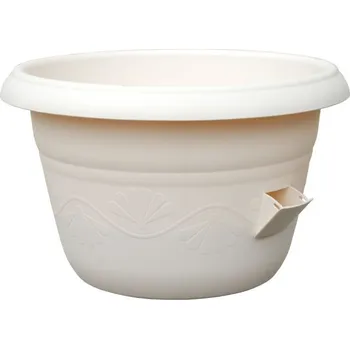 Květináč Plastia Samozavlažovací žardina Siesta ø 25 slonová kost