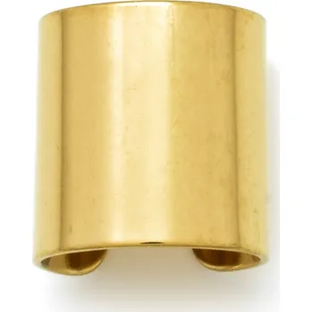 Náušnice Ocelová záušnice Alessa 3 barvy - stříbrná/černá/zlatá - Zlatá