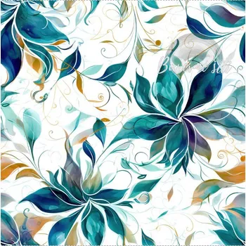 Úplet, Azurovopískové listy (E) (Top kvalitní úplet Bella digitisk)