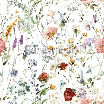 Úplet, Romantický květinový vzor (E) (Top kvalitní úplet Bella)