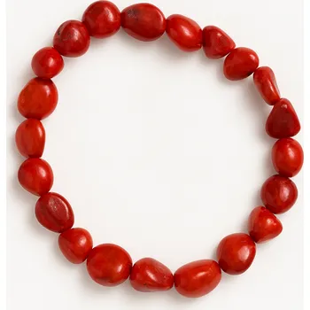 Náramek Masivní náramek červený korál Mila
