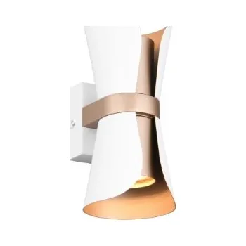 Bodové svítidlo TRIO 218600231 COAT nástěnné svítidlo 2xGU10 bílá, kávová