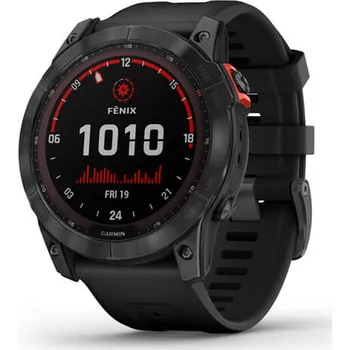 Chytré hodinky Garmin fenix® 7X – Solar Edition Slate grey with black band