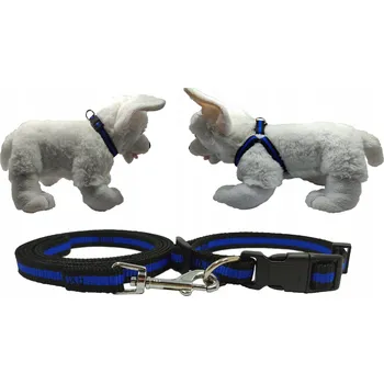 Obojek pro psa Sada 3v1: vodítko, postroj + obojek pro psa, kočku