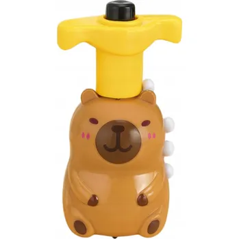 Hračka pro nejmenší Interaktivní LED světla Káča Kapybara melodie 12,5 cm