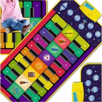 Obraz Podložka na tancování interaktivní, vícebarevná, plastová, textilní