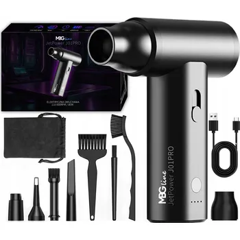 Elektrický zubní kartáček Elektrický foukač MBG Line JetPower J01PRO akumulátorový hliníkový