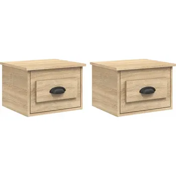 Noční stolek Závěsné noční stolky dub sonoma 41,5 x 36 x 28 cm, 2 ks