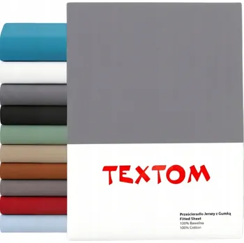 Prostěradlo Prostěradlo s gumou Textom bavlna 200 x 220 cm