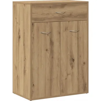 Botník Botník dub artisan 60 x 35 x 84 cm, 4 police, s dvířky