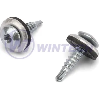 Šroub WINTECH Střešní šroub UFO+EPDM 4,8 x 20 ZB red.vrták Balení: 25 ks CIBDK48020BBS1