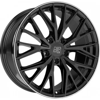 Alu kolo MSW (OZ) Alu Kola Msw (Oz) M44 10.5x20 5x130 ET55 Gloss Black+Diamond Lip 71.5