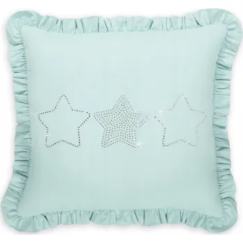 Polštář Dekorační polštář s aplikací - antracit