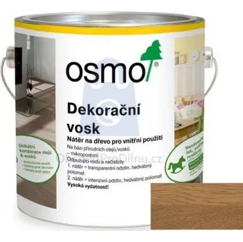 Olej na dřevo Vosk dekorační transparentní Dub 3164, OSMO 750 ml, balení 1 ks
