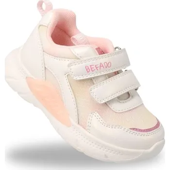 Dívčí tenisky Befado sportovní boty eko kůže bílé, velikost 26