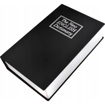 Trezor Trezor Malatec 1212 schránka ukrytá v knize černý 24x15,5x5,5 cm