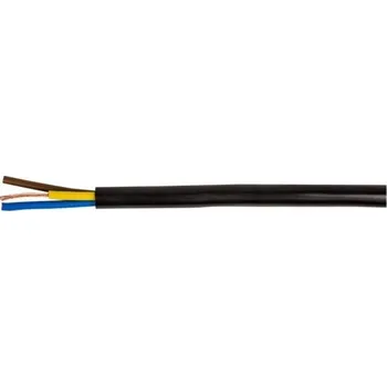 elektrický kabel Dílenský kabel H05RR-F (OW) 3x1,5 žo /25m/