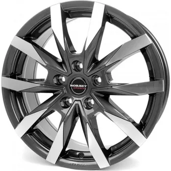 Alu kolo BORBET Alu kola BORBET CW5 6.5x16 5x160 ET60 Mistral Anthracite Polished Glossy 65.1