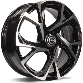 Alu kolo Carbonado Alu Kola Carbonado TOKIO 6.5x17 5x114.3 ET40 Black Front Polished 73.1