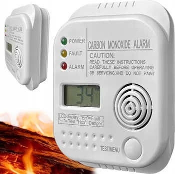 Zabezpečovací technika Senzor detektor oxidu uhelnatého, Detektor oxidu uhelnatého LM-201A