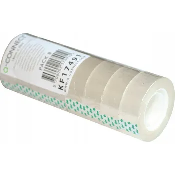 Kancelářské lepicí pásky Q-connect KF17491 transparentní 18 mm x 30 m 8 kusů