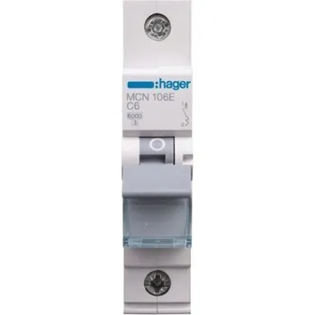 Jistič HAGER jistič C6/1P MCN106E