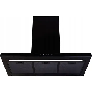 Digestoř Odsavač par VDB T-Stripe 90 H2H Černý 90 cm