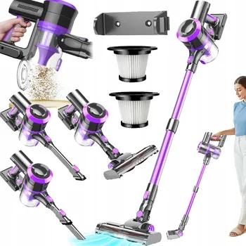 Vysavač Tyčový vysavač Bedee VYSAVAČ BEZDRÁTOVÝ 400W fialový