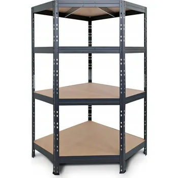 Dílenský regál Kovový skladový regál 180 x 62,5 x 45 cm, nosnost až 250 kg na polici