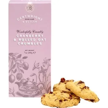 Cartwright & Butler Ovesné sušenky s brusinkami, 200 g