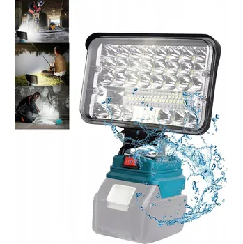 LED Halogenový Reflektor Stavební Pracovní Lampa přenosná Powerbanka 60W