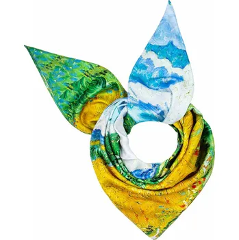 Šátek Dámský šátek s potiskem malby - Vysoký strom a Zvedací most 7200733-33