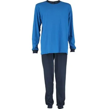 Pleas Pánské pyžamo dlouhé modrá M (183745-800-050)