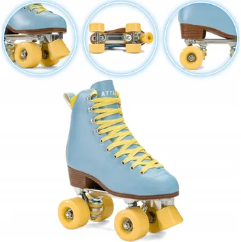 Kolečkové brusle Dámské Kolečkové Brusle brusle ATTABO Cascada modré, ABEC-7 GRIP VENTILATION 39