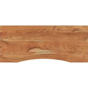 Dřevěná deska k psacímu stolu z akácie 120 x 50 x 2,5 cm, přírodní