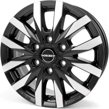 Disk BORBET Alu kola BORBET CW6 7.5x18 6x139.7 ET35 Black Polished Matt 100.1