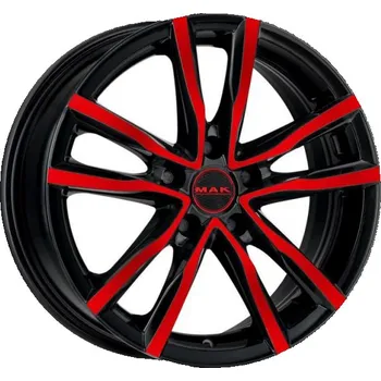 Alu kolo MAK Alu Kola Mak Milano 8x18 5x114.3 ET40 Black And Red 76