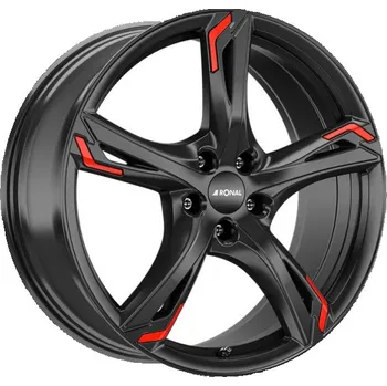 Alu kolo RONAL Alu kola Ronal R62 Red 7.5x17 5x108 ET45 Jetblack 76