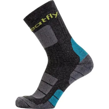 Pánské oblečení Outdoor ponožky Meatfly Premium Socks 25/26 Green/Blue L/XL (43-46)