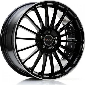 Disk AVUS Alu Kola Avus Ac-M03 7.5x17 5x114.3 ET40 Black Polished Lip 73.1