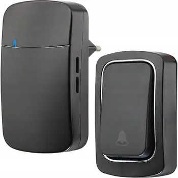 BEZDRÁTOVÝ ZVONEK S BEZBATERIOVÝM TLAČÍTKEM, 38 MELODIÍ, VELKÝ DOSAH AŽ 180 M