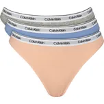 Dámské kalhotky Calvin Klein 000QD5207E W9G GLACIER/MELON FRENZY/GRY HTHR Velikost: XL