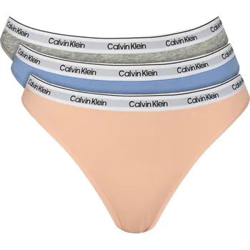 Kalhotky Dámské kalhotky Calvin Klein 000QD5207E W9G GLACIER/MELON FRENZY/GRY HTHR Velikost: XL